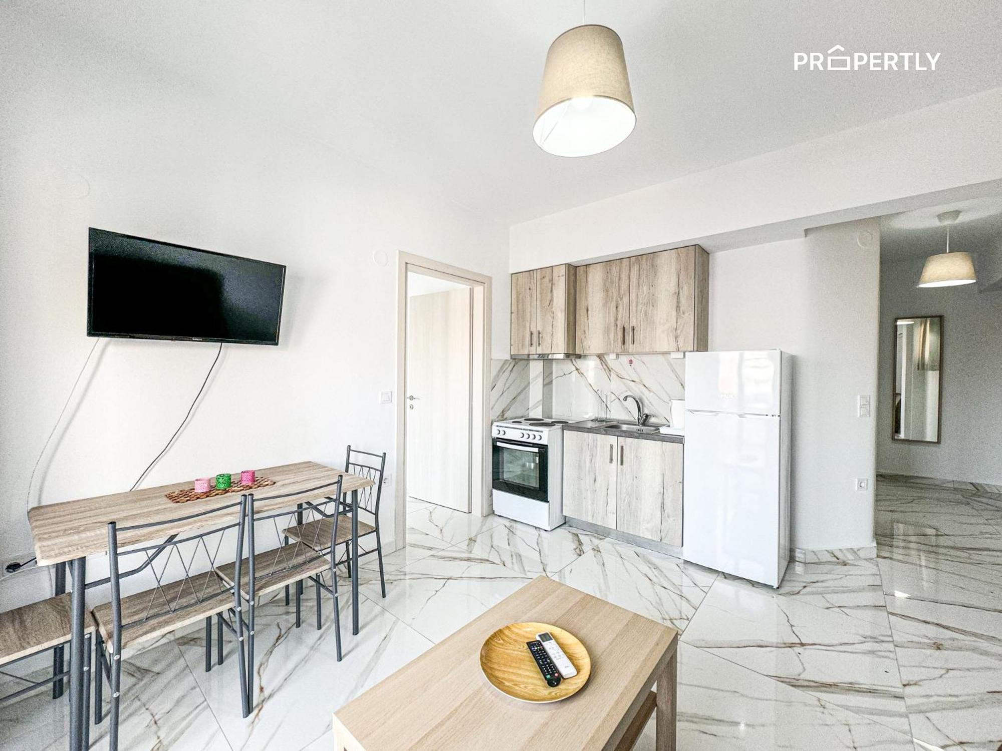 Ocean Pearl #2 Apartment Nea Kallikrateia Bagian luar foto